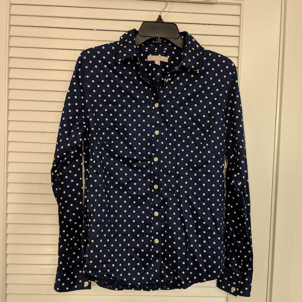 Banana Republic Polka Dot Blouse